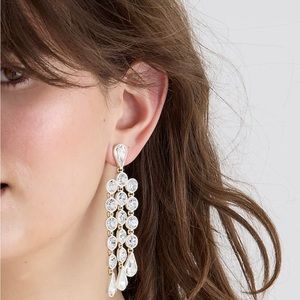 Sparkly waterfall earrings